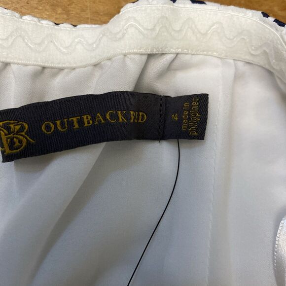 The Limited Dress Outback Red Strapless Size 14 NWT Zip Back Above Knee - Picture 3 of 10